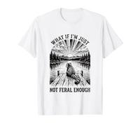 Red Panda Et si Je n'étais Pas Assez Sauvage T-Shirt Graphique avec Valeur
