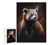 Red Panda Galaxy Portrait Puzzle 1000 Pièces Educa Jouet en Bois Cadeau Unique Décoration Intérieure Jeu Éducatif Challenge Toy Adultes Et Enfants À Partir De 14 Ans 500 PCS