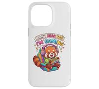 Red Panda Gaming Can't Hear You I'm Gaming Red Panda Coque pour iPhone 14 Pro Max