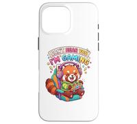 Red Panda Gaming Can't Hear You I'm Gaming Red Panda Coque pour iPhone 16 Pro Max
