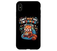 Red Panda Gaming Can't Hear You I'm Gaming Red Panda Coque pour iPhone XS Max