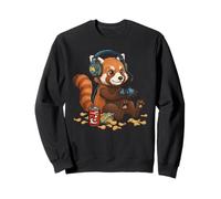 Red Panda Manette de Jeu vidéo PC Console Gaming Nerd Sweatshirt