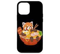 Red Panda Mangeant Ramen Anime Nourriture Japonaise Kawaii Nouilles Coque pour iPhone 12 Mini