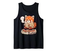 Red Panda Needs Coffee Red Panda Girls Kids Débardeur