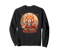 Red Panda Needs Coffee Red Panda Girls Kids Sweatshirt