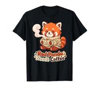 Red Panda Needs Coffee Red Panda Girls Kids T-Shirt