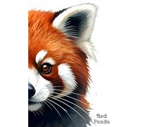 Red Panda: Notebook, 120 blank lined pages, 6 by 9