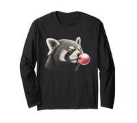 Red Panda Pink Bubble Gum, Joli Panda Rouge, Amoureux du Panda Rouge, Graphique, pour Femmes Manche Longue