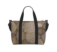 Red Phone Booth London Street Print Sac de voyage léger et résistant à l'eau Sac de sport et de voyage pour hommes, femmes et adolescents, Petoskey Stone, Taille unique, Sac de voyage