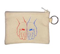 Red Pill Or Blue Pill Choose Porte-monnaie Beige