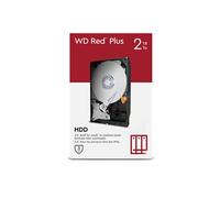 WD Red Plus Disque Dur Interne NAS 3,5" 2 to - Classe 5400 TR/Min, SATA 6 Go/s, CMR, 128 Mo de Cache