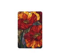 Red Poppy Lot de 4 désodorisants pour voiture - Cartes parfumées à suspendre - Pour tablettes d'aromathérapie de voiture