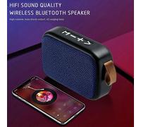 (Red) Portable Mini Wireless Speaker 42 Bluetooth Speaker Sound Box Radio Speaker