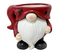 Red Pottery Nain de Noël rustique Rouge 17 cm