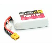 RED POWER LiPo Batterie RED POWER XT 1100 - 7,4V / 15410