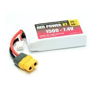 RedPower Pack de batterie LiPo 7,4 V 1500 mAh Softcase XT60