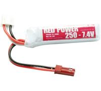 Red Power Pack de batterie (LiPo) 7.4 V 250 mAh Nombre de cellules: 2 Softcase JST