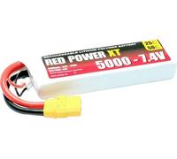 Red Power Pack de batterie (LiPo) 7.4 V 5 Ah 25 C Softcase XT90