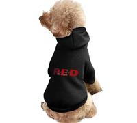 Red Remember Everyone Deployed Sweat à Capuche imprimé pour Animaux de Compagnie, vêtements Chauds pour Chiens et Chats
