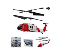 (Red)Remote Control Helicopter Obstacle Avoidance With 1080P Dual Camera,2.4GHz 3.5CH RC Helicopter With LED Lights 2025