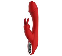 Dream Toys Red Revolution Artemis vibromasseur avec stimulateur de clitoris red 20,5 cm