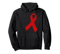 Red Ribbon Lutte Contre Le SIDA et Le VIH Sweat à Capuche