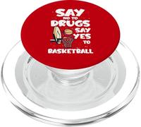 Red Ribbon Squad Week Dites Non à la Drogue, Dites Oui au Basket-Ball PopSockets PopGrip pour MagSafe