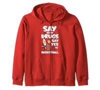 Red Ribbon Squad Week Dites Non à la Drogue, Dites Oui au Basket-Ball Sweat à Capuche