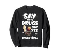Red Ribbon Squad Week Dites Non à la Drogue, Dites Oui au Basket-Ball Sweatshirt