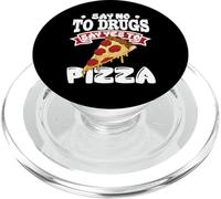 Red Ribbon Week Say No to Drugs Say Yes to Pizza PopSockets PopGrip pour MagSafe