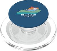 Red River Gorge Kentucky Outdoors State Nature Retro PopSockets PopGrip pour MagSafe