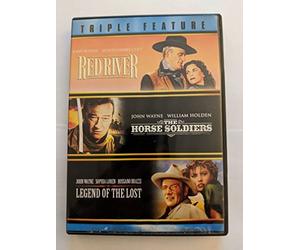 RED RIVER-THE HORSE SOLDIERS-LEGEND OF THE LOST-DVD TRIPLE FEATURE