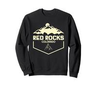 Red Rocks Colorado Magnifiques Montagnes Rocheuses Sweatshirt