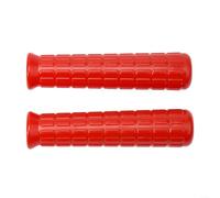 Red Rubber pour wheelbarrow Handles 2Pcs Non-Slip Grip Red Rubber(114 x 19mm)