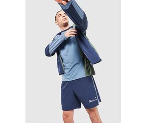 Red Run Activewear Short de sport Midnight Moss à empiècements - Bleu M