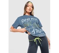 Red Run Activewear T-shirt graphique oversize Sky Volt - Bleu S