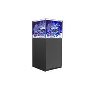 RED SEA-Aquarium eau de mer avec un meuble coloris noir certifié FSC Reefer™ XL 200 Red Sea - 60 x 57,5 x 140 cm