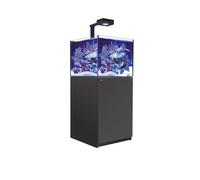 RED SEA-Aquarium eau de mer avec un meuble coloris noir Reefer™ Deluxe XL 200 Red Sea - 60 x 57,5 x 140 cm