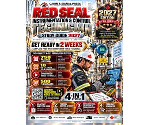 Red Seal Instrumentation & Control Technician Study Guide 2027: Get Ready in 2 Weeks with Companion Video Tutorials | 4-in-1 Exam Prep: 750 Questions, 10 Full-Length 125-Q Simulations & 500 Flashcards