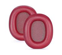 Red Sheepskin Ear Pads for B&O Beoplay H95 ANC Magnetic Attachment Memory Foam