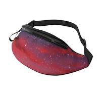 Red Sky at Night Sac banane étoilé pour homme et femme - Sac banane de sport tendance - Sac banane tendance avec sangle réglable - Grand sac à bandoulière pour voyage et randonnée