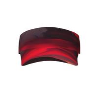 Red Sky at Night Starry Sport Chapeau de soleil réglable pour homme et femme Pour golf, course à pied, activités de plein air Chapeau de plage, Noir/blanc, taille unique