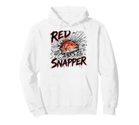 Red Snapper Offshore Pêche en Eau salée Folie Sweat à Capuche