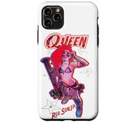 Red Sonja Ben Caldwell Comic Synthwave Queen Starlet Glitch Coque pour iPhone 11 Pro Max