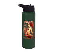 Red Sonja Jenny Frison Bande dessinée Art Warrior Queen Épée Stainless Steel Insulated Water Bottle