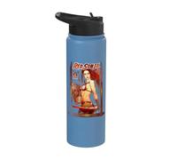 Red Sonja Jenny Frison Bande dessinée Art Warrior Queen Épée Stainless Steel Insulated Water Bottle