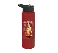 Red Sonja Jenny Frison Bande dessinée Art Warrior Queen Épée Stainless Steel Insulated Water Bottle
