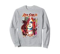 Red Sonja Matt Brooks Couverture de Bande dessinée Warrior Woman Pop Art Fine Sweatshirt