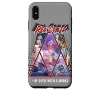 Red Sonja Poster Synthwave Redhead Epic Cyberpunk Années 80 Rétro Coque pour iPhone XS Max