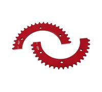 Red Split Aluminum Sprocket 42T Tooth 420 Chain Compatible avec Les vélos Go Cartes Moto électrique et systèmes de Transmission similaires